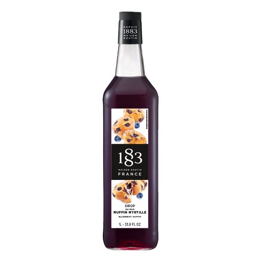 1883 Maison Routin Blueberry Muffin Syrup - Bottle (1L)