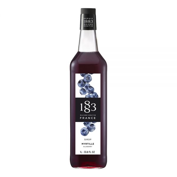 1883 Maison Routin Blueberry Syrup - Bottle (1L)