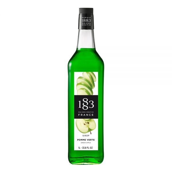 1883 Maison Routin Green Apple Syrup - Bottle (1L)