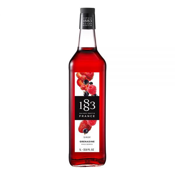 1883 Maison Routin Mixed Berries Syrup - Bottle (1L)
