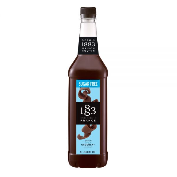 1883 Maison Routin Sugar Free Chocolate Syrup - Bottle (1L)