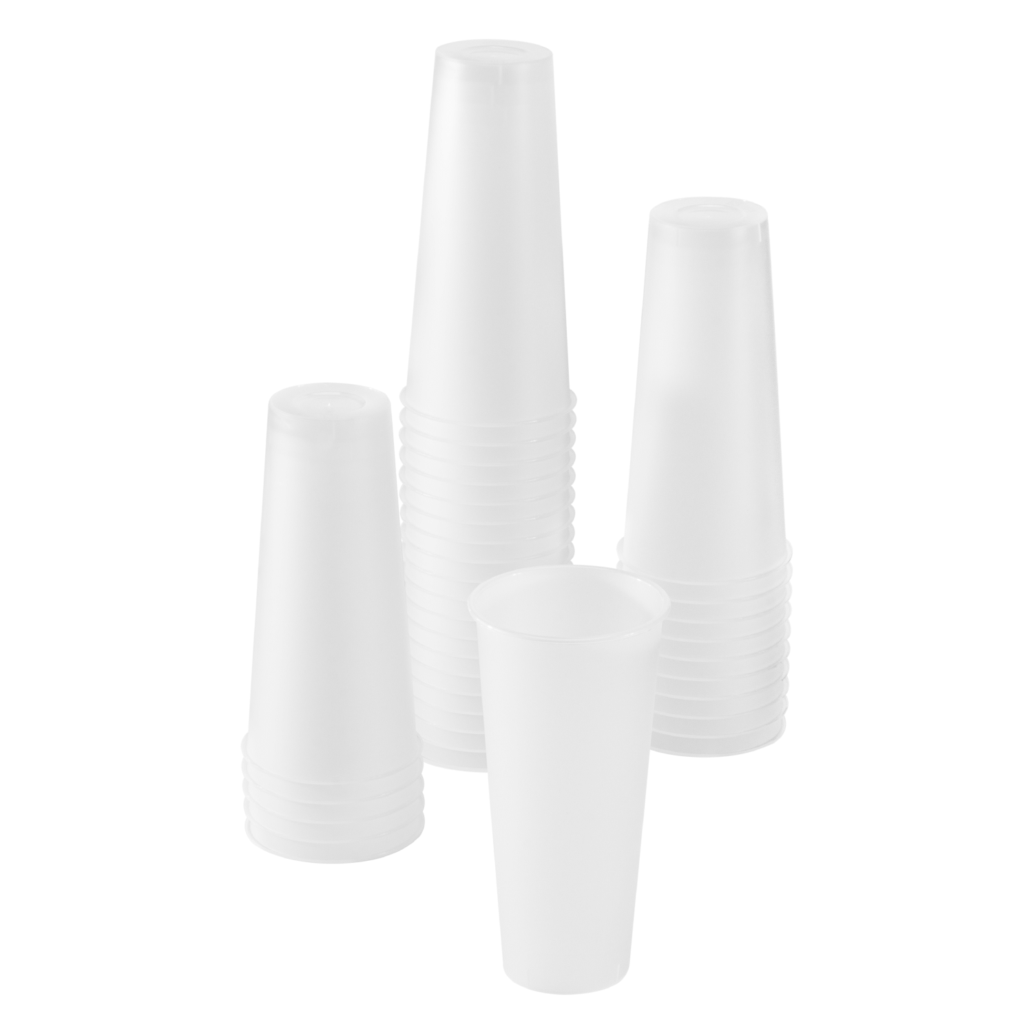 Karat 24oz Tall Premium PP Plastic Cup (90mm), Matte - 500 pcs