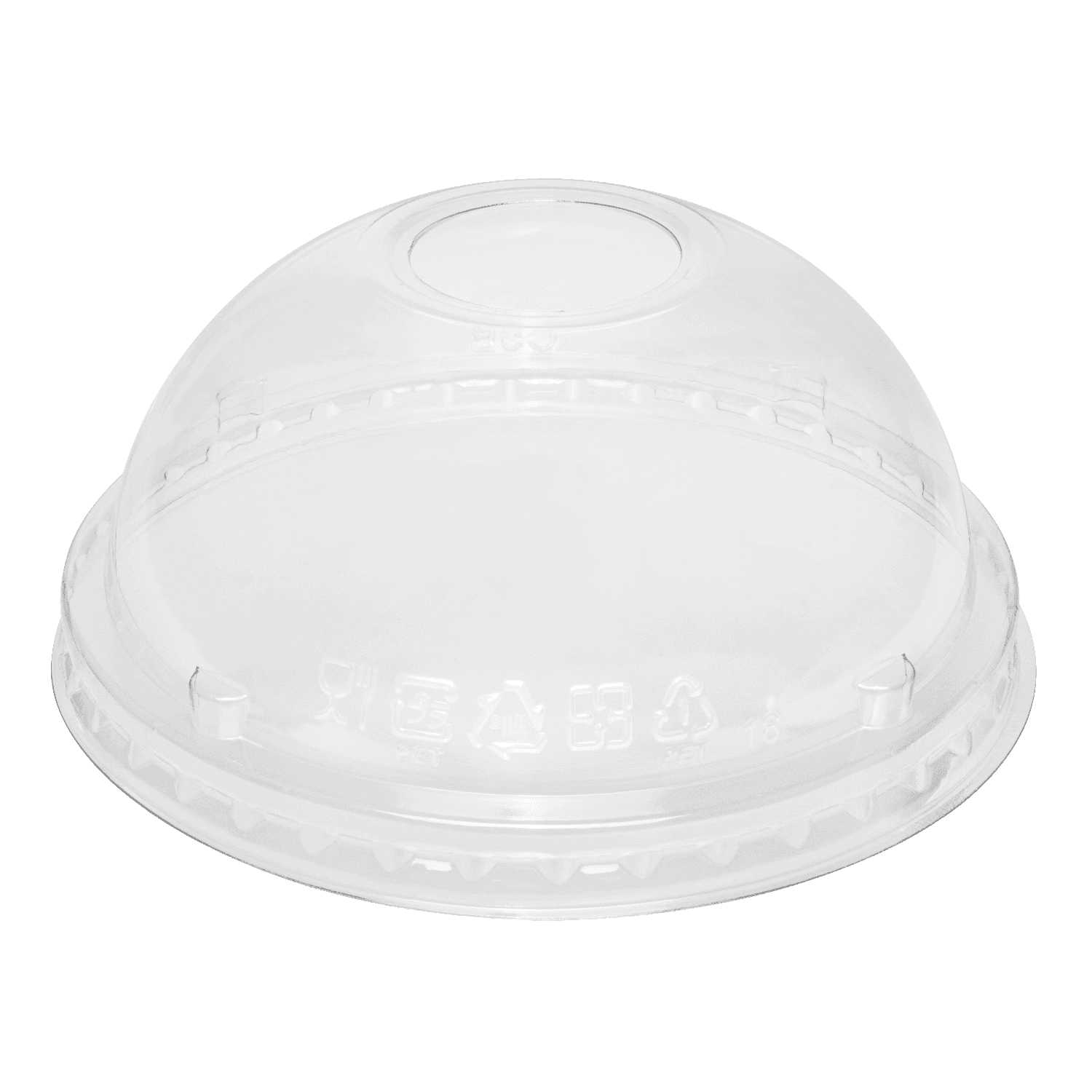 Karat 95mm PP Plastic Dome Lids - 2,000 pcs