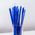 Karat 9" Diagonal Cut Boba Straws Poly Wrapped, Blue - 1,600 pcs