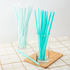 Karat 10.25'' Giant Straws Paper Wrapped (8mm), Aqua - 1,200 pcs