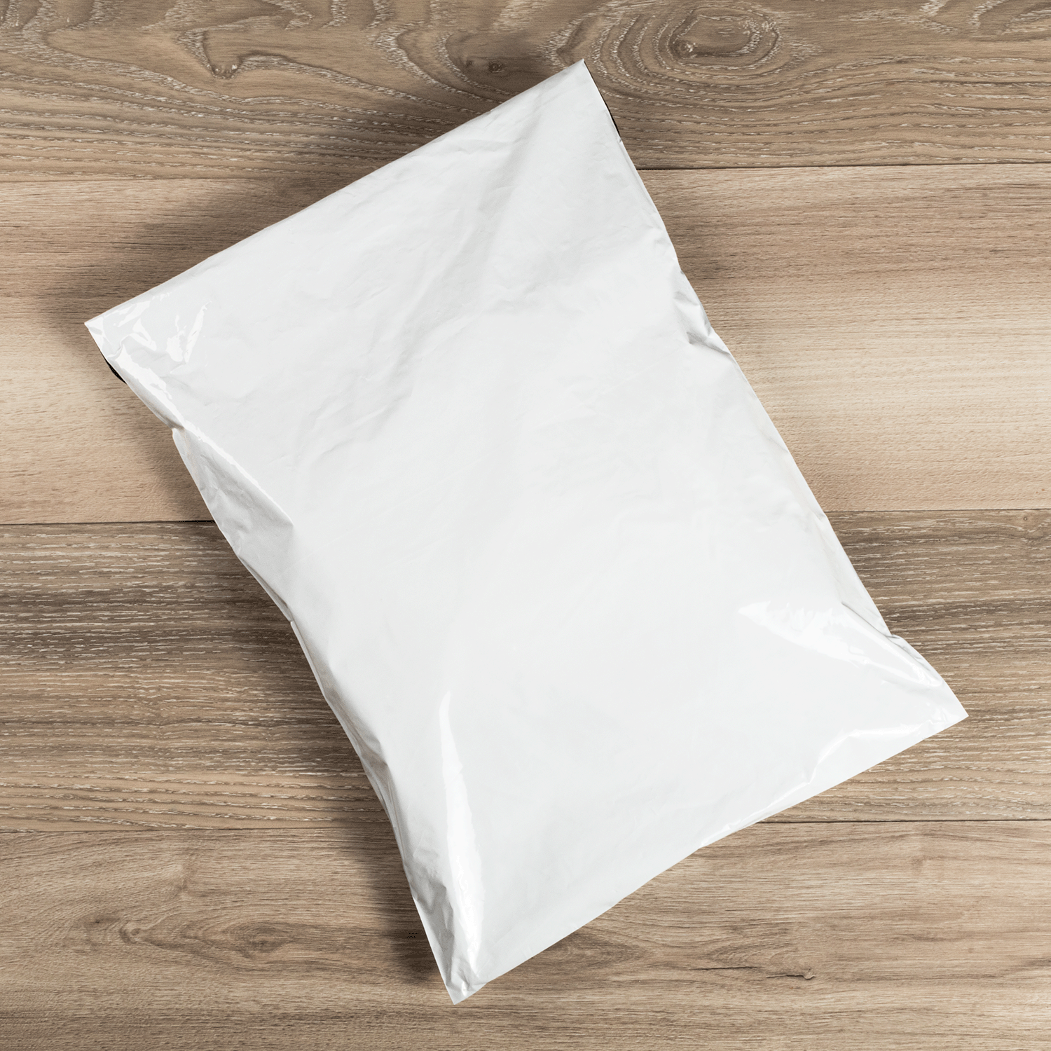 Karat Polyethylene Mailer with Tamper-Evident Adhesive Closure, 11''x15'', White - 500 ct