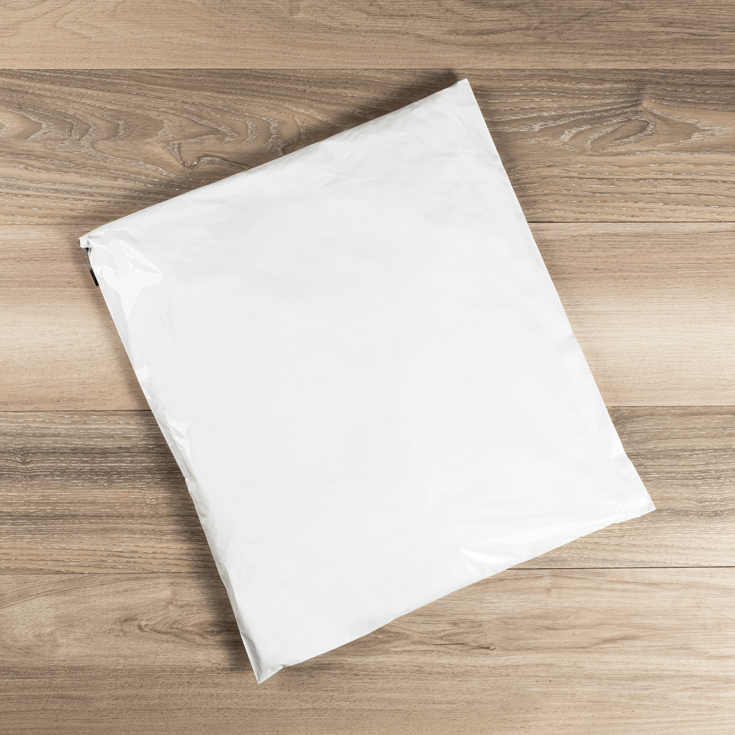 Karat 15.75''x17.33" Poly Mailers with Tamper-Evident Adhesive Closure, White - 500 pcs