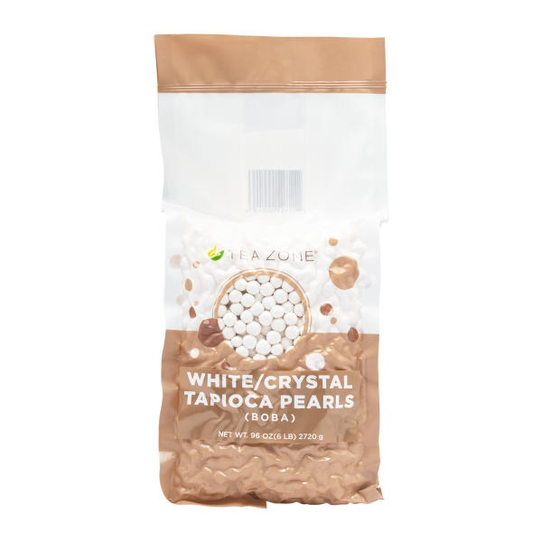 Tea Zone White Tapioca Pearls (Boba)- Case of 6 bags