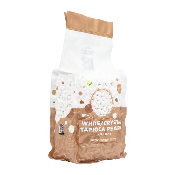 Tea Zone White Tapioca Pearls (Boba)- Case of 6 bags