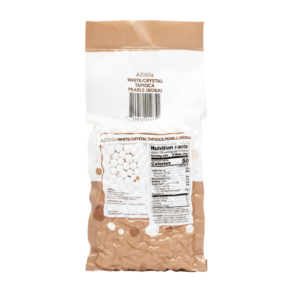 Tea Zone White Tapioca Pearls (Boba)- Case of 6 bags