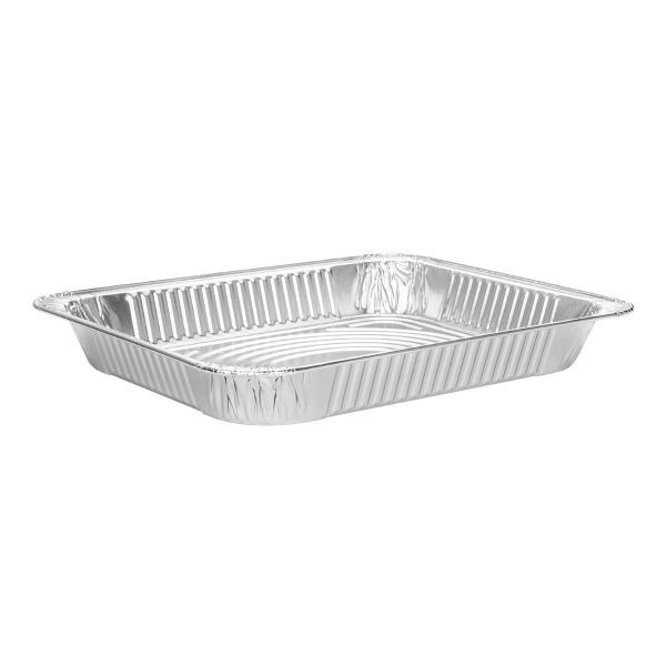Karat Half Size Aluminum Foil Steam Table Pan, Shallow Depth - 100 pcs