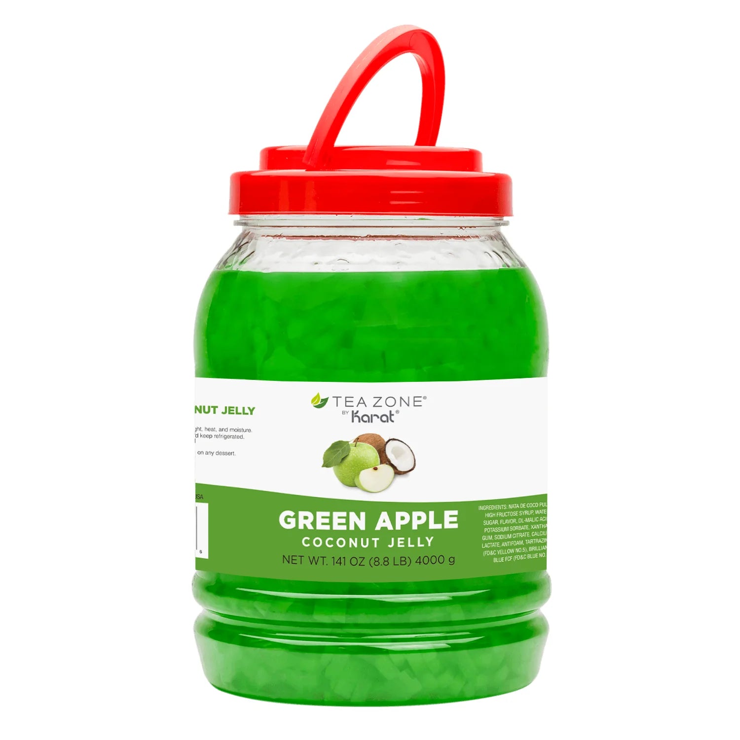 Tea Zone Green Apple Coconut Jelly - Jar (8.8 lbs)