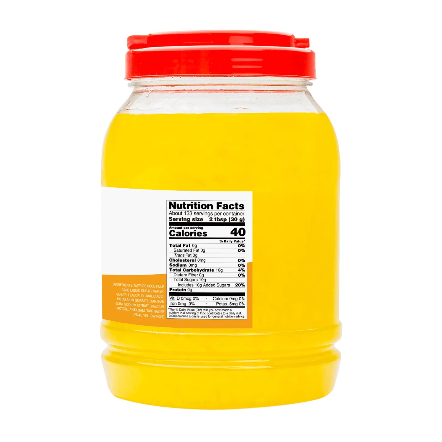 Tea Zone Mango Coconut Jelly - Jar (8.8 lbs)