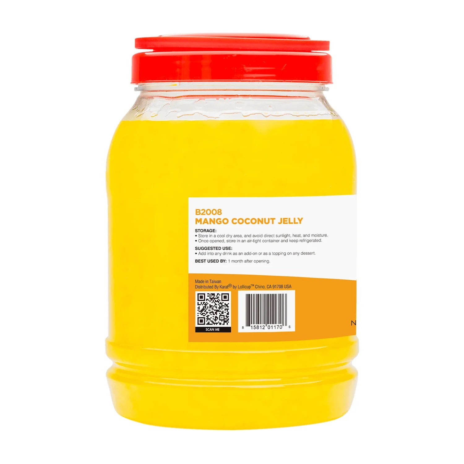 Tea Zone Mango Coconut Jelly - Jar (8.8 lbs)