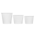 Karat 130oz Food Buckets with Paper Lids (215mm) - 150 sets