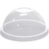 Karat 92mm PET Plastic Dome Lids, No Hole - 1,000 pcs