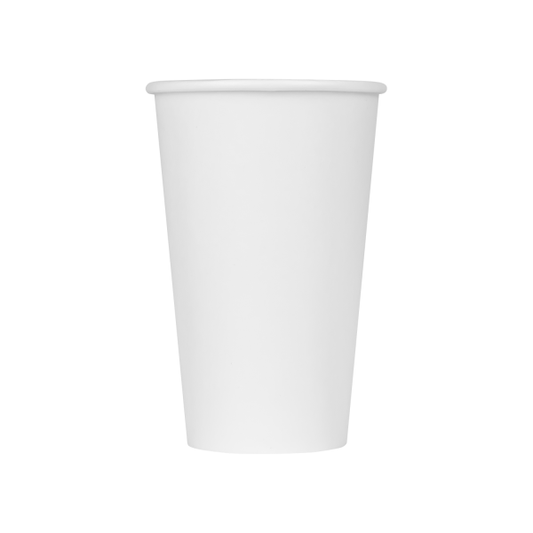 Karat 16oz Paper Hot Cups (90mm), White - 1,000 pcs