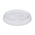 Karat 98mm Strawless Sipper lid for 12-24oz PET Plastic cup - 1,000 pcs