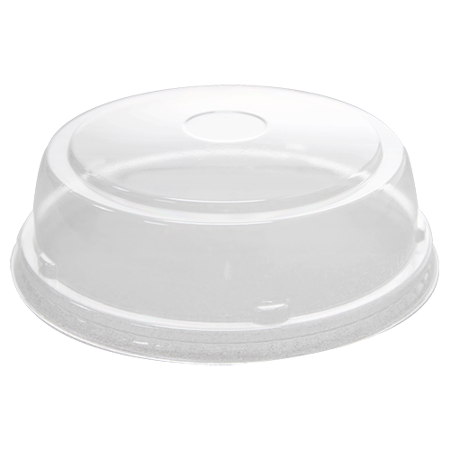 Karat 24-32oz PET Plastic Food Container Straight Dome Lids (142mm) - 600 pcs