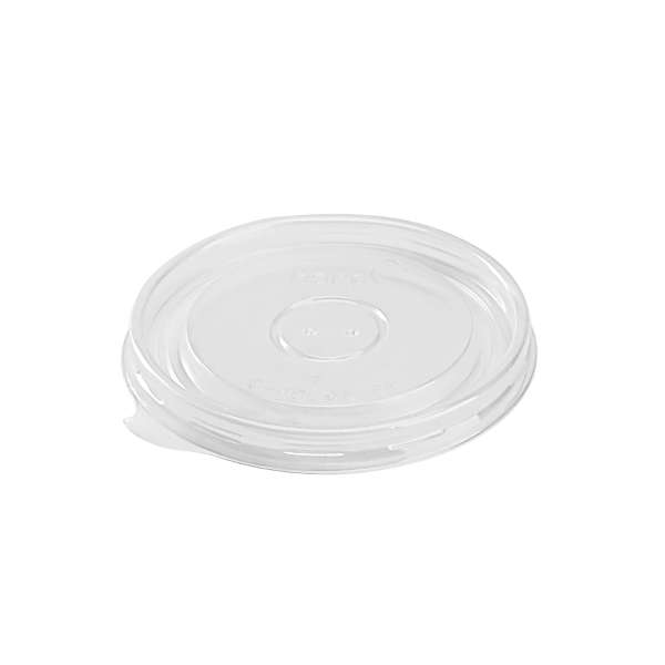 Karat 96mm PP Flat Lids for 6/10oz Paper and Gourmet Food Container - 1,000 pcs