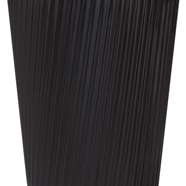 Karat 8oz Ripple Paper Hot Cups (80mm), Black - 500 pcs