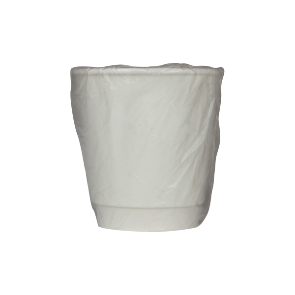 Karat 10oz Wrapped Insulated Paper Hot Cups (90mm), White - 500 pcs