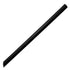 Karat 9'' Boba Straws (10mm) Unwrapped, Black - 3,500 pcs