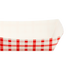 Karat 0.5 lb Food Tray - Shepherd's Check (Red) - 1,000 pcs
