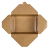 Karat 110 fl oz Fold-To-Go Box #4, Kraft - 160 pcs