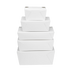 Karat 110 fl oz Fold-To-Go Box #4, White -160 pcs