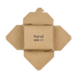 Karat 30 fl oz Fold-To-Go Box #1, Kraft - 450 pcs