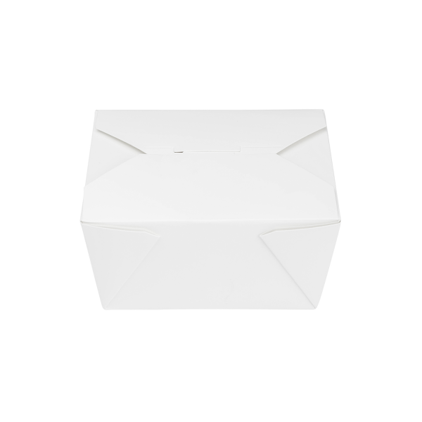 Karat 30 fl oz. Fold-To-Go Box #1, White - 450 pcs