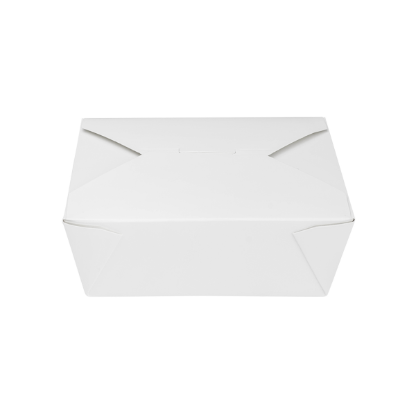 Karat 48 fl oz Fold-To-Go Box #8, White - 300 pcs