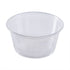 Karat 3.25 oz PP Plastic Portion Cups, Clear - 2,500 pcs
