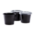 Karat 5.5 oz PP Plastic Portion Cups, Black - 2,500 pcs