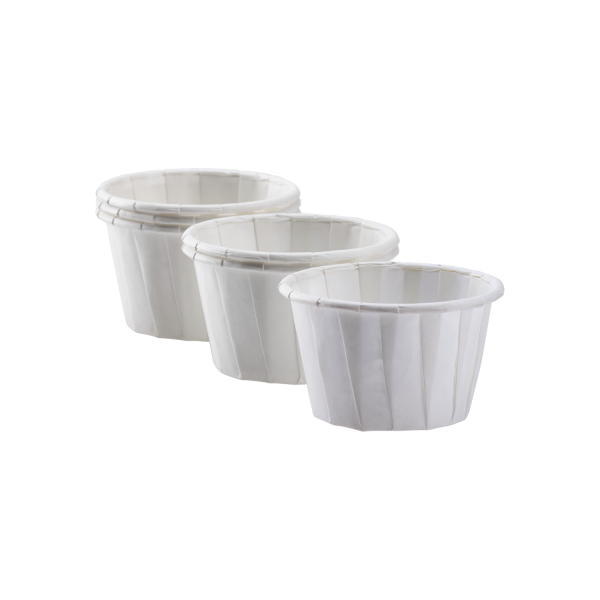 Karat 1.25 oz Paper Portion Cups - 5,000 pcs