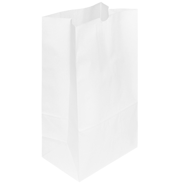 Karat 20 lb Paper Bag, White - 500 pcs