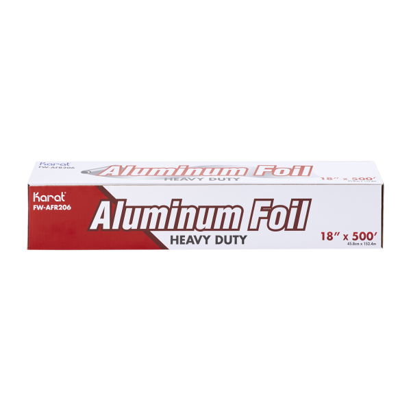 Karat 18"x 500' Heavy Duty Aluminum Foil Roll - 1 Roll