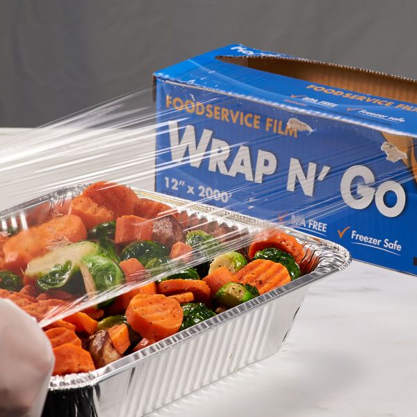 Karat 12" x 2000' WRAP N'GO Foodservice Film with Serrated Cutter