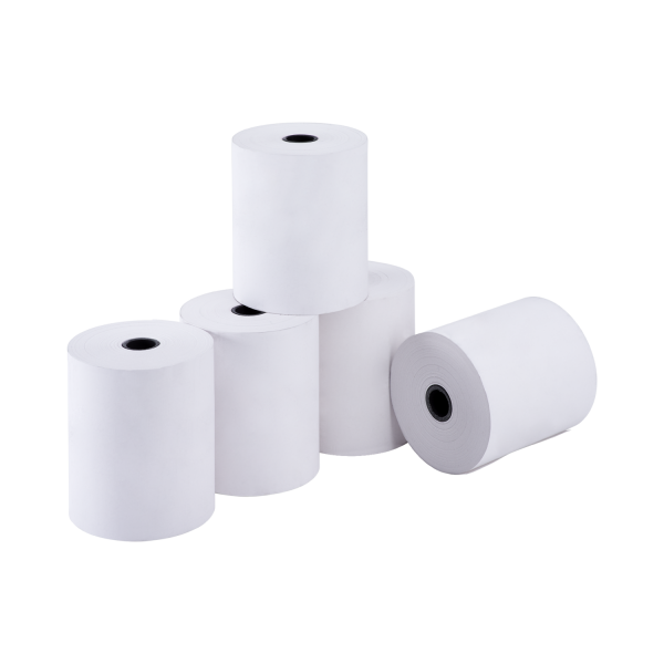 Karat 3 1/8" x 220' Thermal Paper Rolls, White - 50 pcs