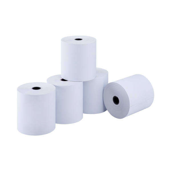 Karat 3 1/8" x 273' Thermal Paper Rolls, White - 50 pcs