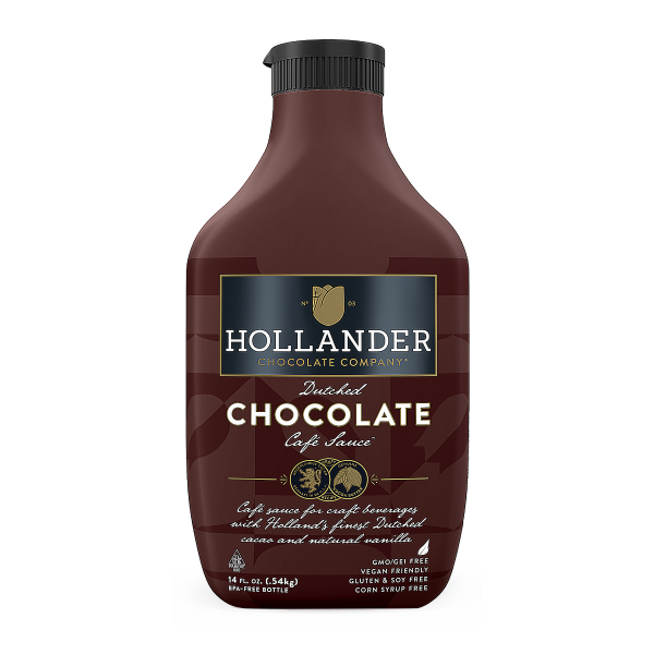 Hollander Sweet Ground Dutched Chocolate Sauce - Bottle (14 fl oz)