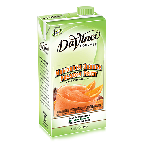 Da Vinci Mandarin Orange Passion Fruit Smoothie Mix - Carton (64oz)