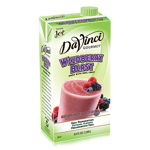 DaVinci Wildberry Blast Fruit Smoothie Mix - Carton (64oz)
