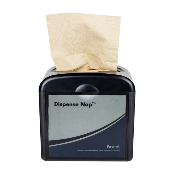 Karat Dispense Nap Tabletop Napkin Dispenser - Smoke