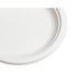 Karat Earth 6'' PFAS Free Compostable Bagasse Round Plates, White - 1,000 ct