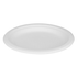 Karat Earth 7'' PFAS Free Compostable Bagasse Round Plates, White - 1,000 pcs