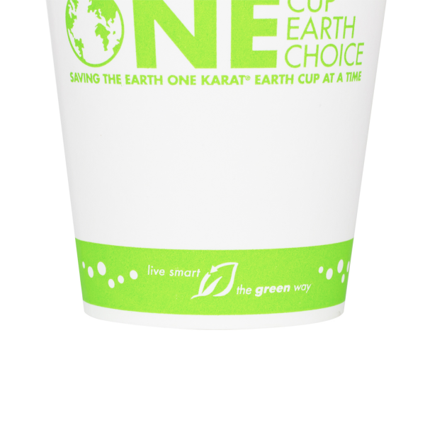 Karat Earth 8oz Eco-Friendly Paper Hot Cups (80mm) - Generic Print - 1,000 pcs