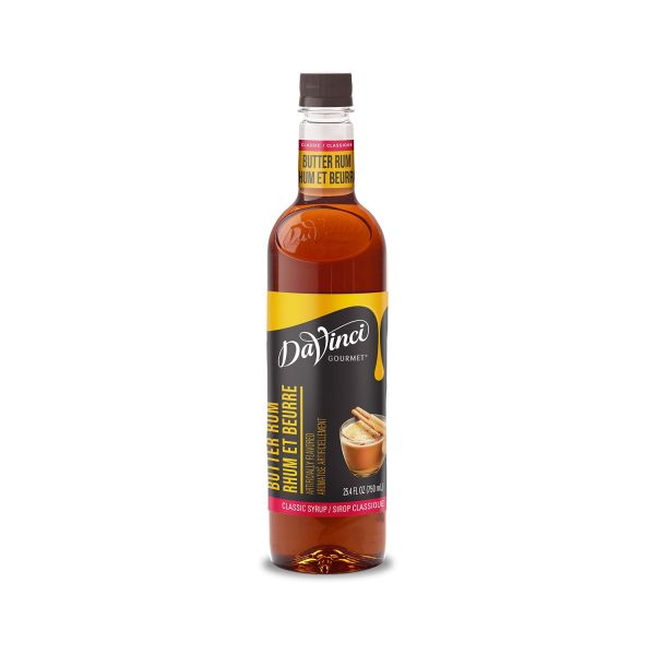 DaVinci Classic Butter Rum Syrup - Bottle (750mL)
