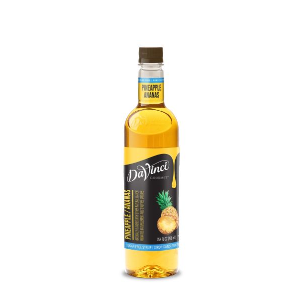 DaVinci Sugar Free Pineapple Syrup - Bottle (750mL)